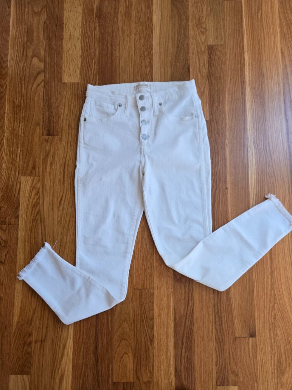 Madewell White Denim Jeans Size 27
